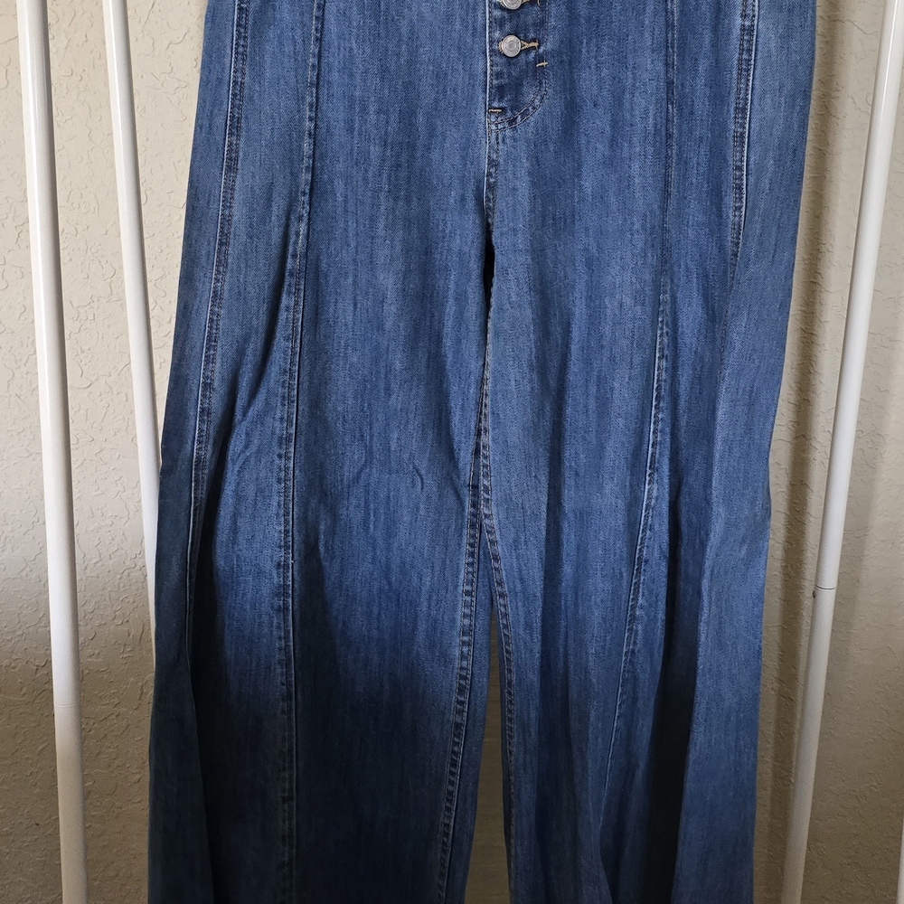 Denim Super Wide-Leg Jeans